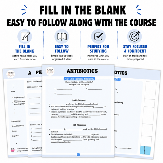 FNP Pharmacology Made Simple Workbook | Fill-in Study Guide for Nurse Practitioner Students | FNP Pharmacology Made Simple Workbook