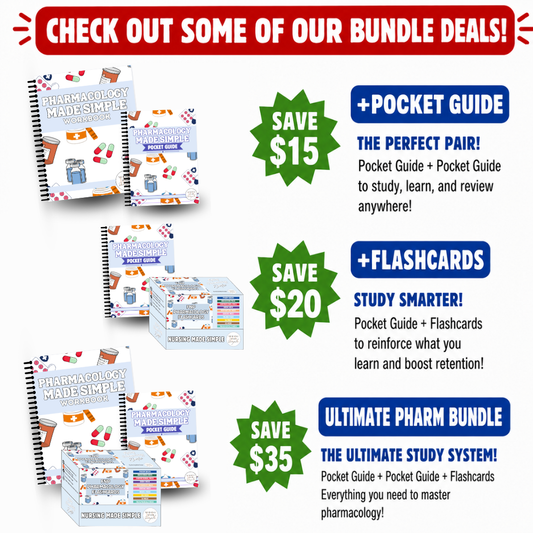FNP Pharmacology Made Simple Pocket Guide | Pharm Book for Nurse Practitioner Students | FNP Pharmacology Made Simple Study Book