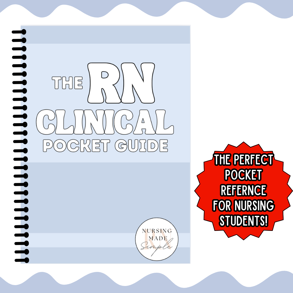 The RN Clinical Pocket Guide | Nursing Student Reference Guide