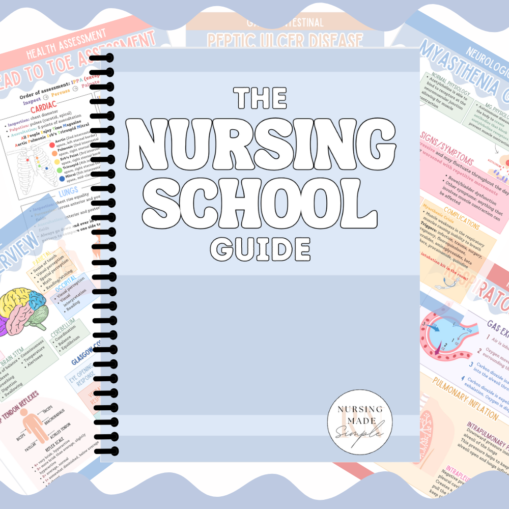 The Nursing School Guide | Nursing School Study Guide | Nursing School Reference Guide